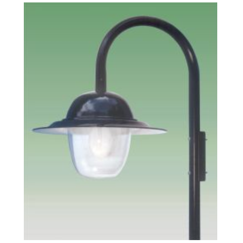 Luminaria negra E27 Areco-42 para brazo bastón